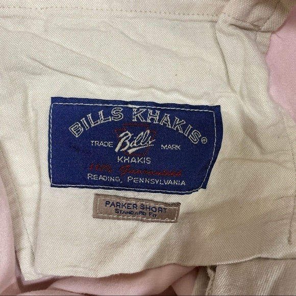 BILLS KHAKIS Men’s Pink Parker Short Standard Fit 33 Waist - Picture 6 of 6